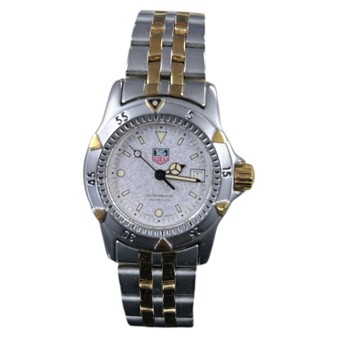 TAG Heuer Professional 200m WK131 Stainless Steel Gold Plated Quartz Watch ER111