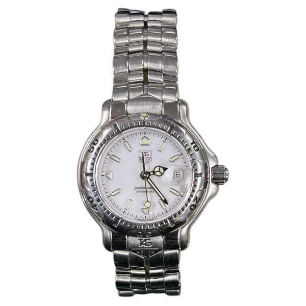 TAG Heuer Professional 200m WH1311-K1 Stainless Steel Quartz Watch White Dial ER113