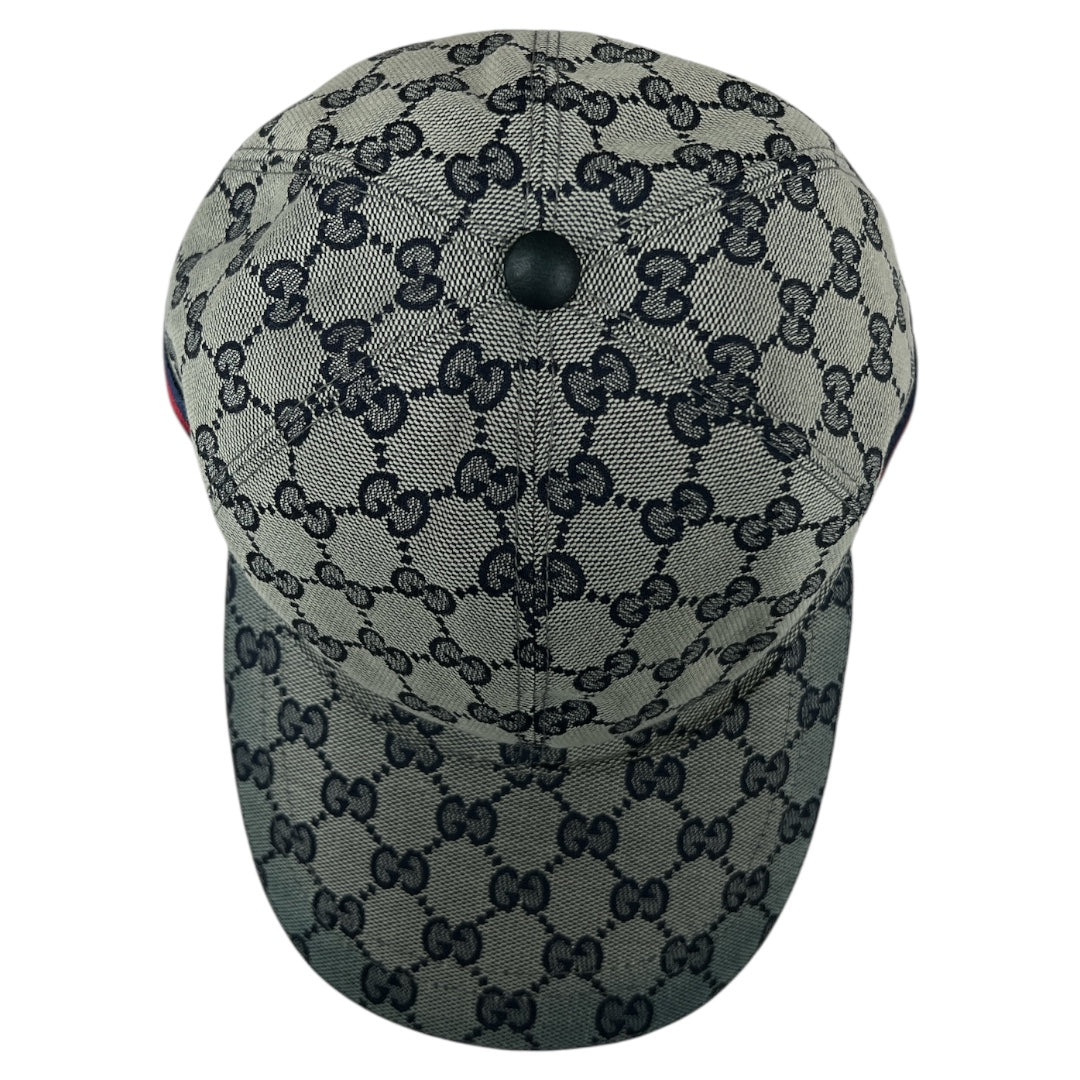 GUCCI GG Supreme Web Stripe Baseball Cap  GU559