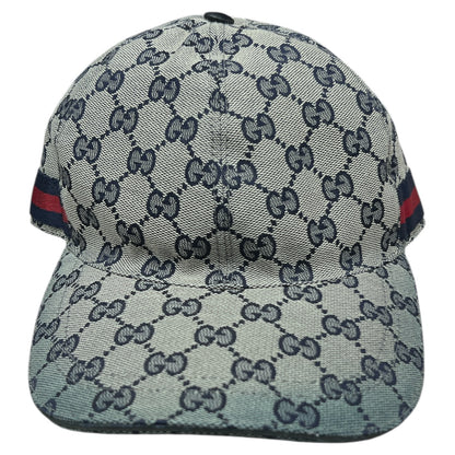 GUCCI GG Supreme Web Stripe Baseball Cap  GU559