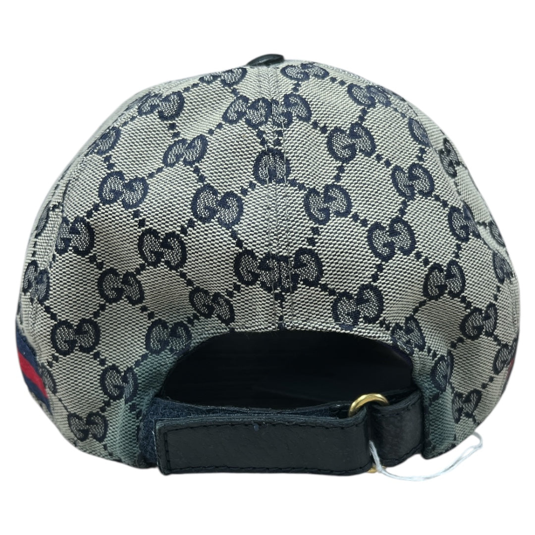 GUCCI GG Supreme Web Stripe Baseball Cap  GU559