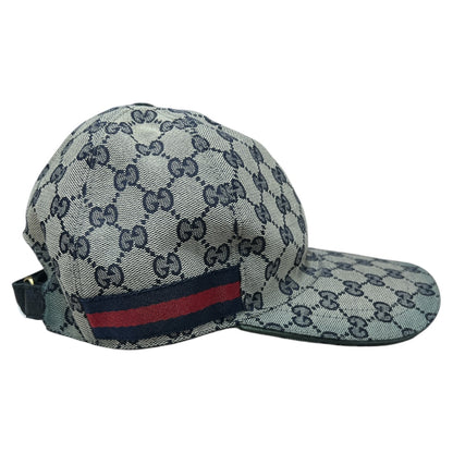 GUCCI GG Supreme Web Stripe Baseball Cap  GU559