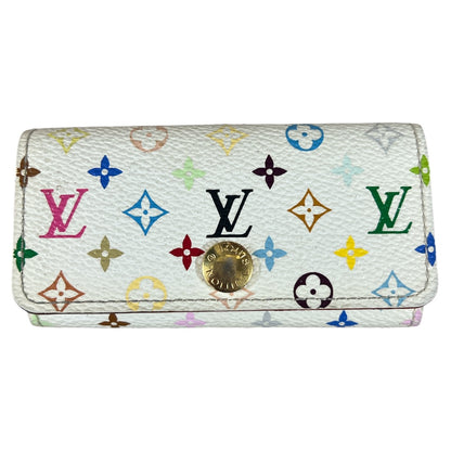 LOUIS VUITTON Monogram Multicolor Key Case White  LO2179