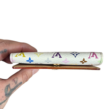 LOUIS VUITTON Monogram Multicolor Key Case White  LO2179