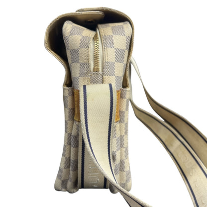 LOUIS VUITTON Damier Azur Naviglio Messenger Shoulder Bag LO2180