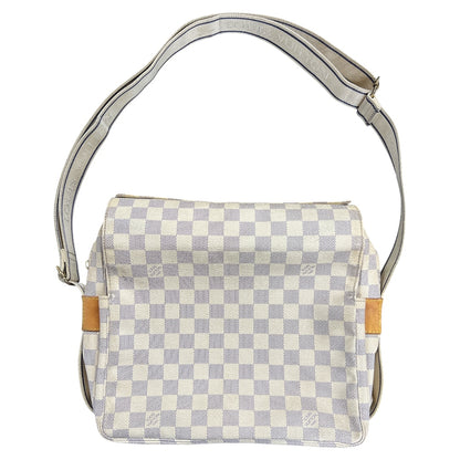 LOUIS VUITTON Damier Azur Naviglio Messenger Shoulder Bag LO2180