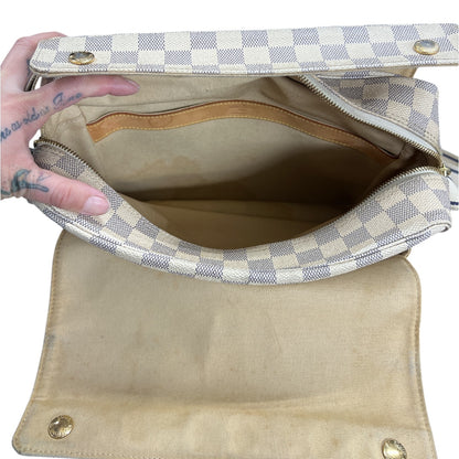 LOUIS VUITTON Damier Azur Naviglio Messenger Shoulder Bag LO2180