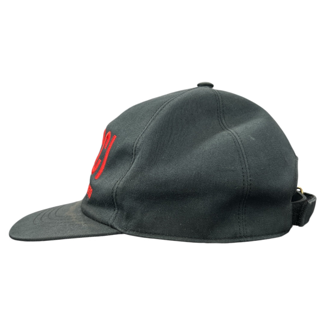 GUCCI Logo Baseball Cap Black Fall Winter 2019 Adjustable Gu542