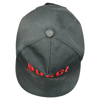 GUCCI Logo Baseball Cap Black Fall Winter 2019 Adjustable Gu542