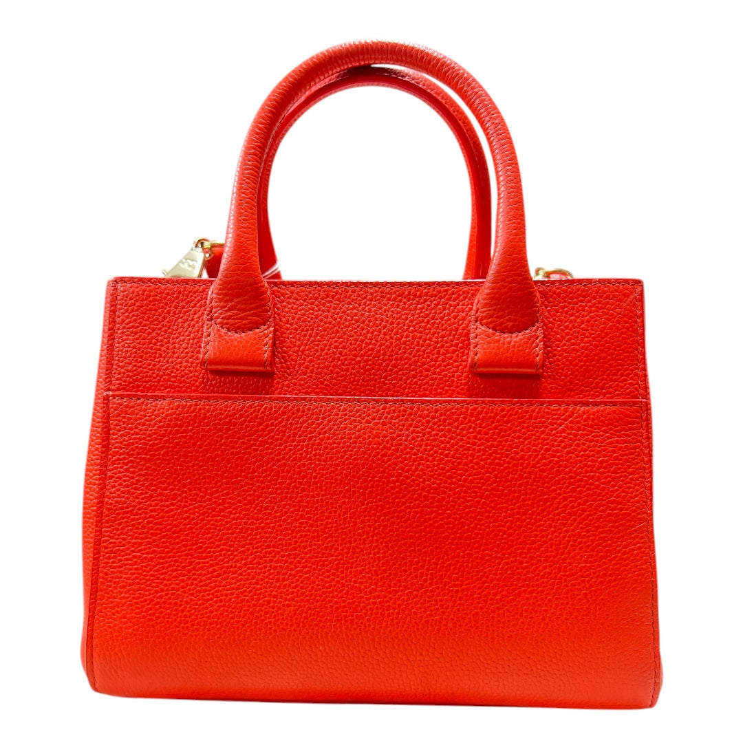CHANEL Neo Executive Tote Bag Caviar Skin Orange Gold Hardware 2WAY CH2106