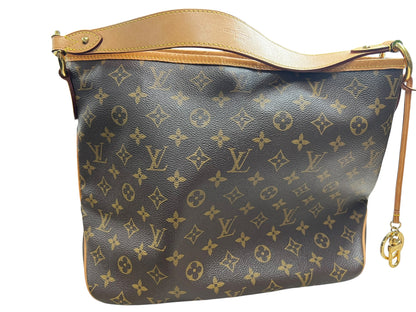 LOUIS VUITTON Monogram Delightful PM Shoulder Bag Hobo Brown Canvas LO2250