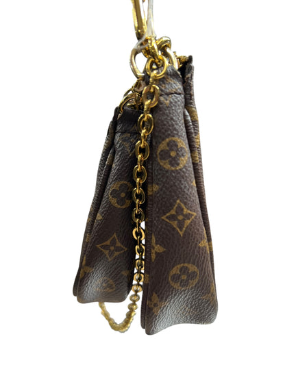 LOUIS VUITTON Monogram Multi Pochette Accessoires Khaki Crossbody Bag LO2279