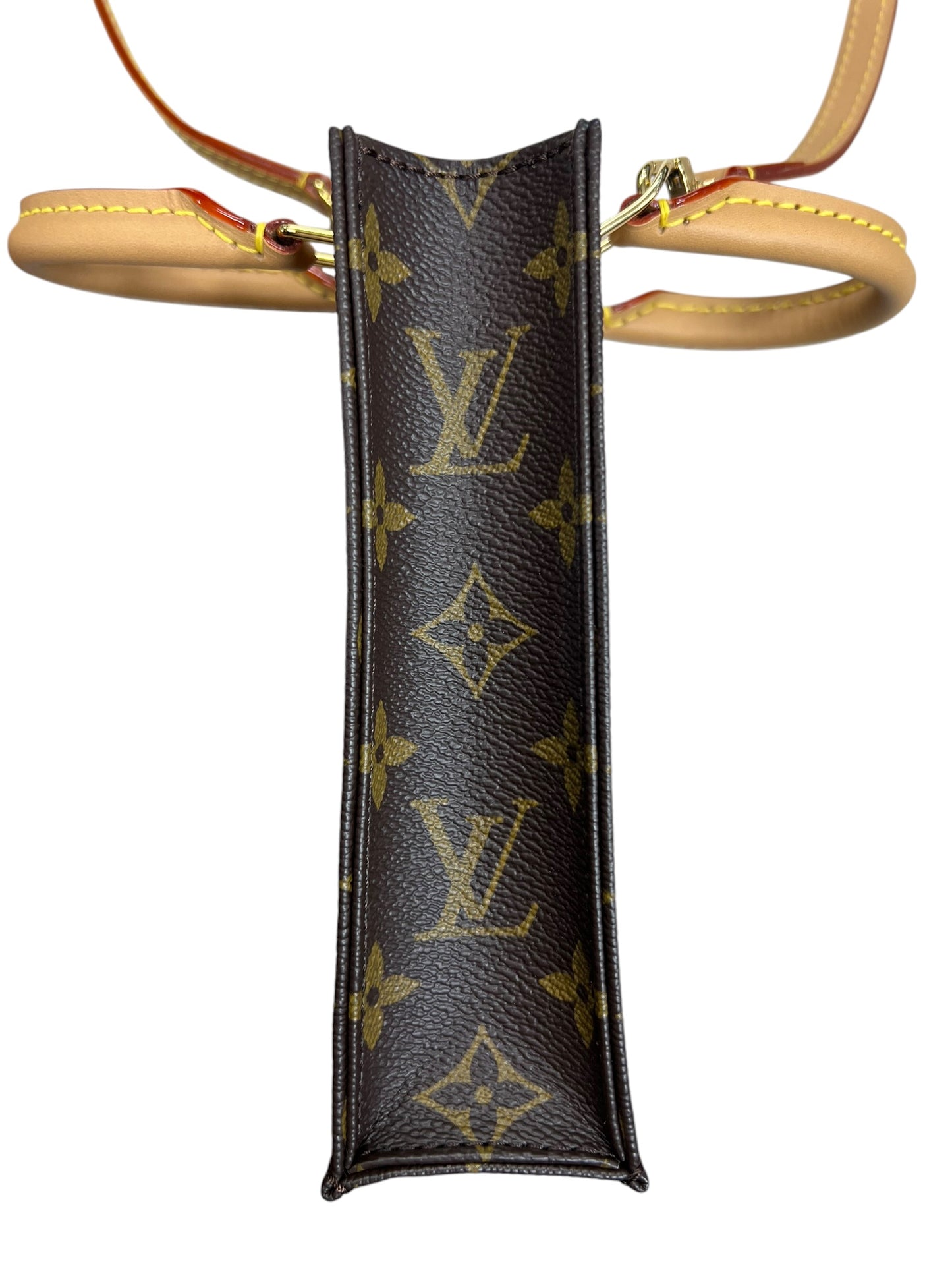LOUIS VUITTON Monogram Petit Sac Plat 2Way Handbag LO2286