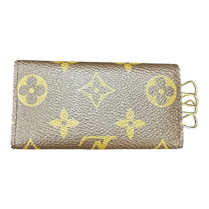 Authentic Louis Vuitton Monogram Canvas 4-Key Holder Case (Pre-owned) LO2164