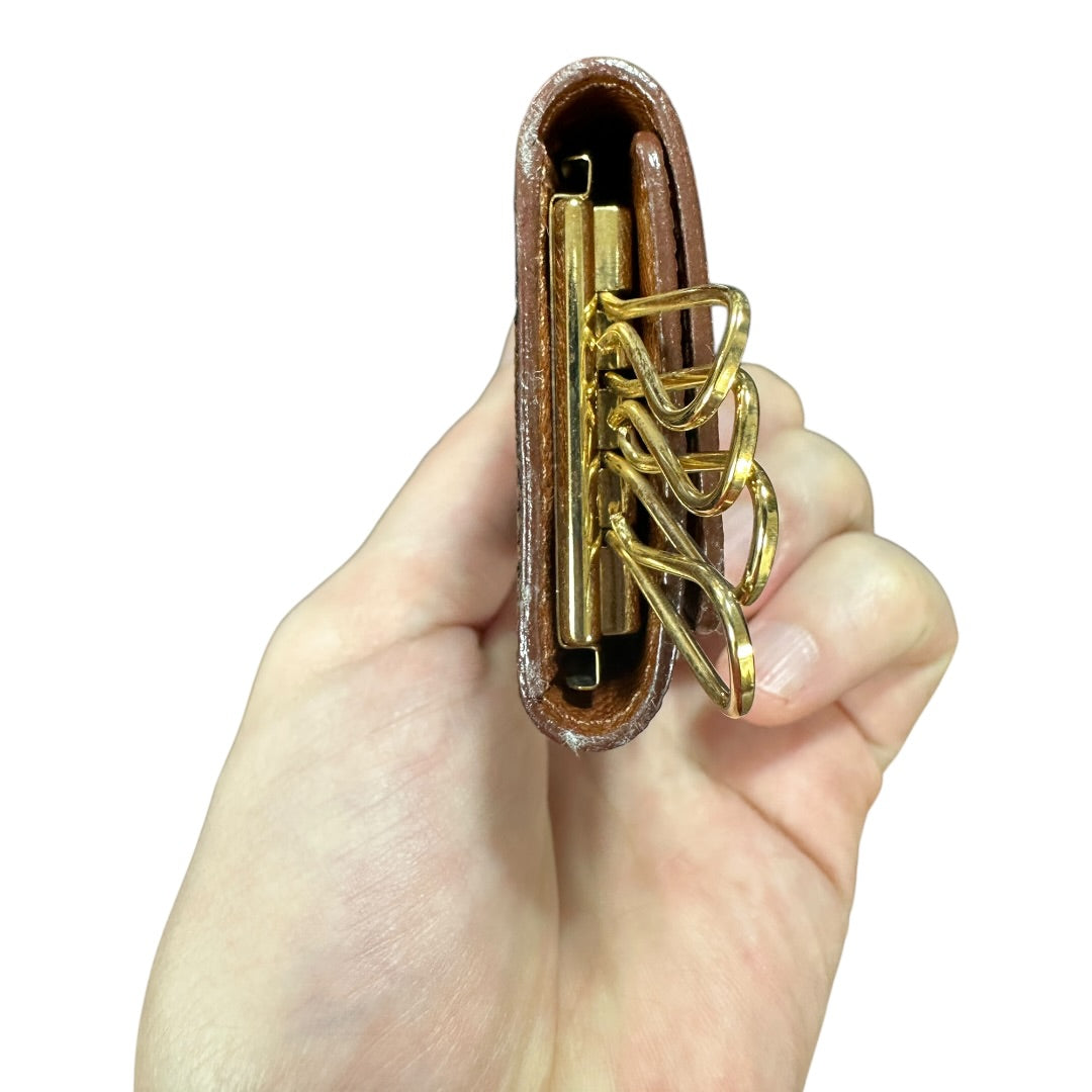 Authentic Louis Vuitton Monogram Canvas 4-Key Holder Case (Pre-owned) LO2164