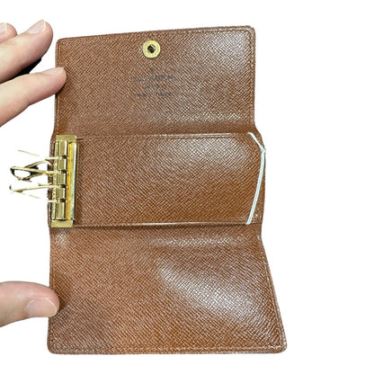 Authentic Louis Vuitton Monogram Canvas 4-Key Holder Case (Pre-owned) LO2164