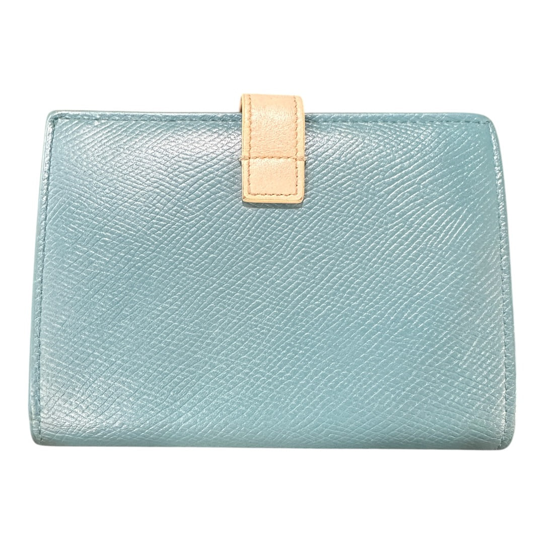 Authentic Celine Bicolor Leather Flap Long Walletz CE251