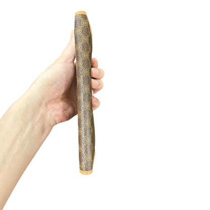 Authentic Celine Vintage Macadam Canvas Flap Long Wallet CE253