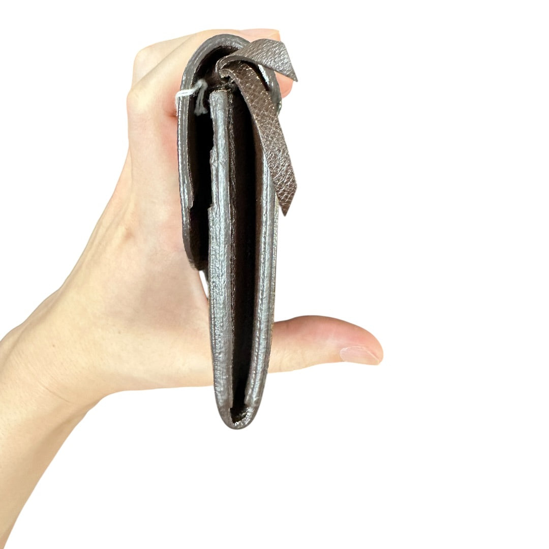 Authentic Louis Vuitton Damier Ebene Canvas Long Wallet LO2160