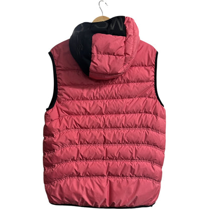 Authentic Moncler Pink Hooded Down Vest Matte Finish MO248
