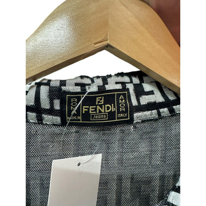 Burberry Blue Label Black Knit Tunic Dress with Back Logo BU1020