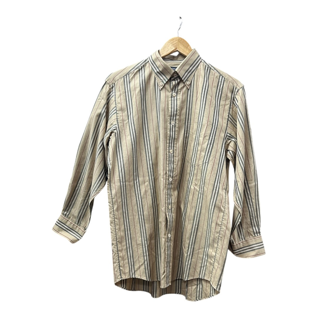 Authentic Burberry London Multi-Stripe Cotton Long Sleeve Shirt BU1184