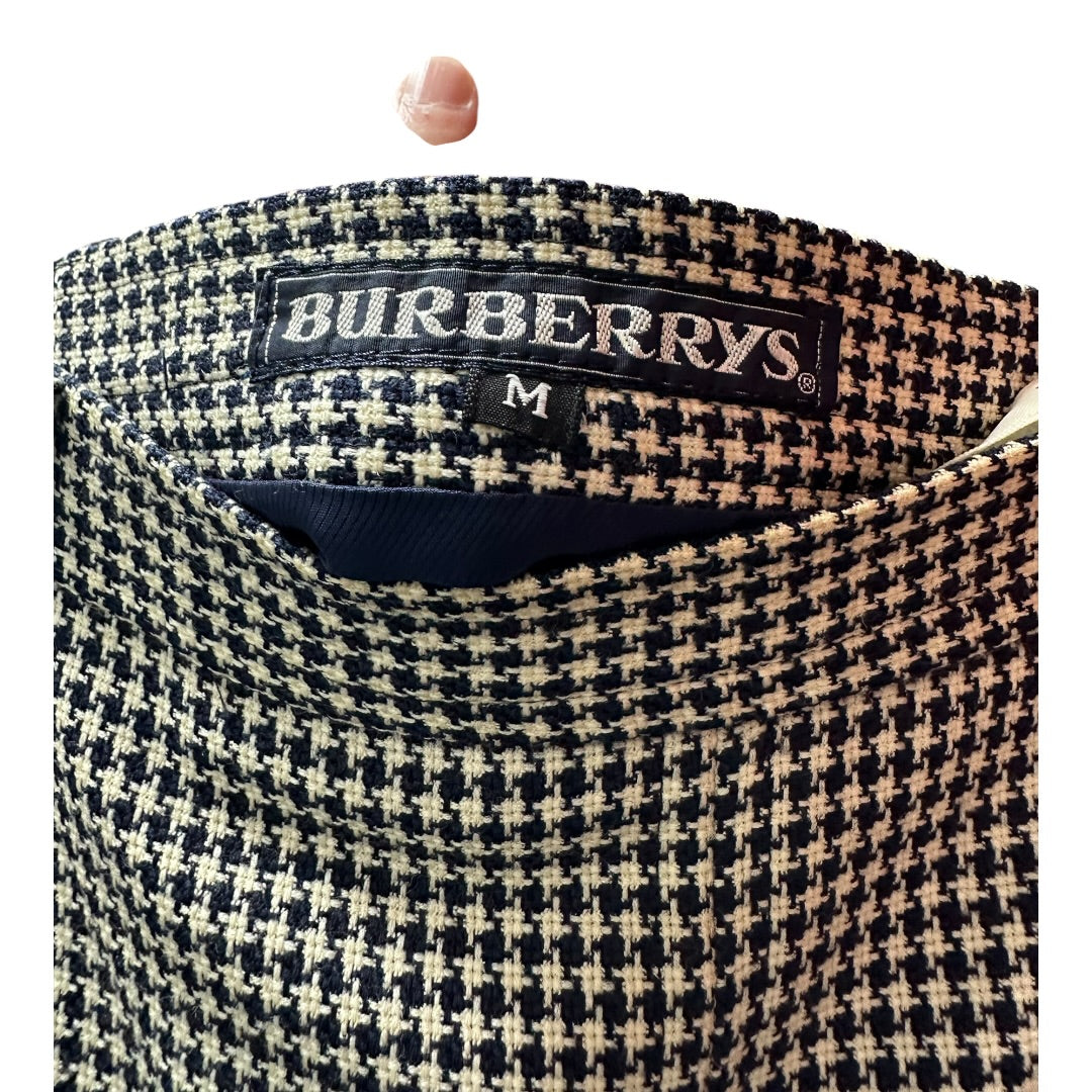 Authentic Burberry London Black Down Coat with Nova Check Lining BU878