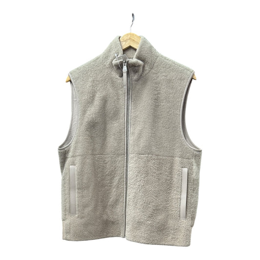 LOUIS VUITTON Mouton Vest Beige Gilet KA380