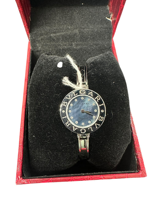 BVLGARI B.zero1 Shell Dial with 12P Diamonds Bangle Watch ER39