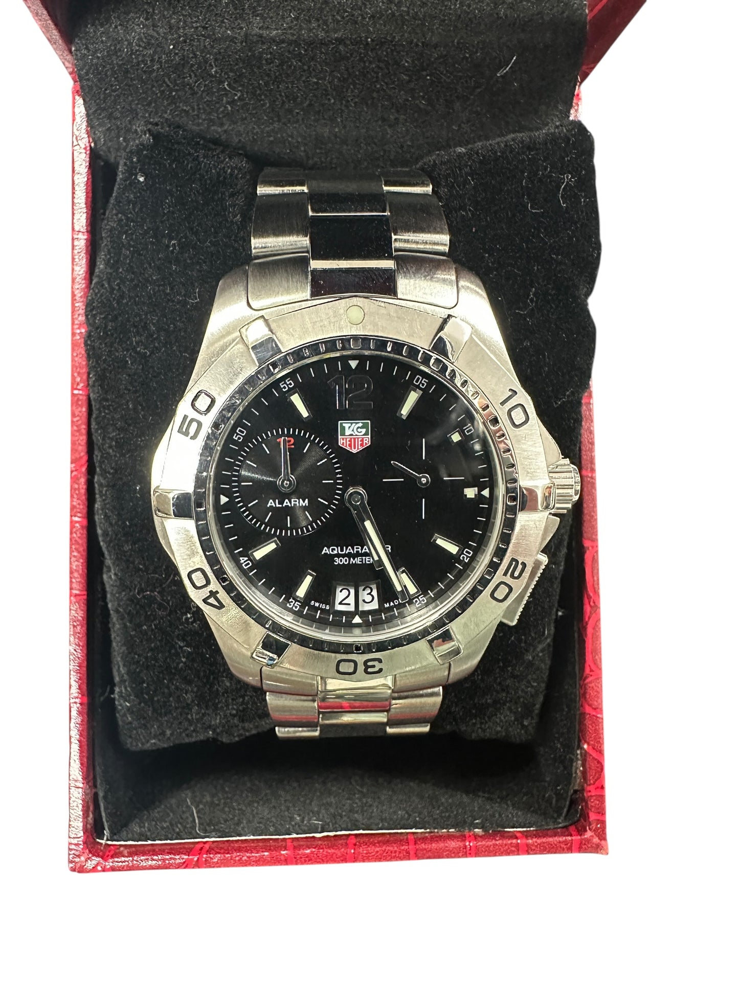 TAG HEUER Aquaracer 300M Alarm Quartz 41mm Men's Watch - ER89
