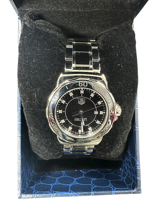 TAG HEUER Formula 1 Diamond Dial Black Ceramic & Steel Ladies Watch - ER34
