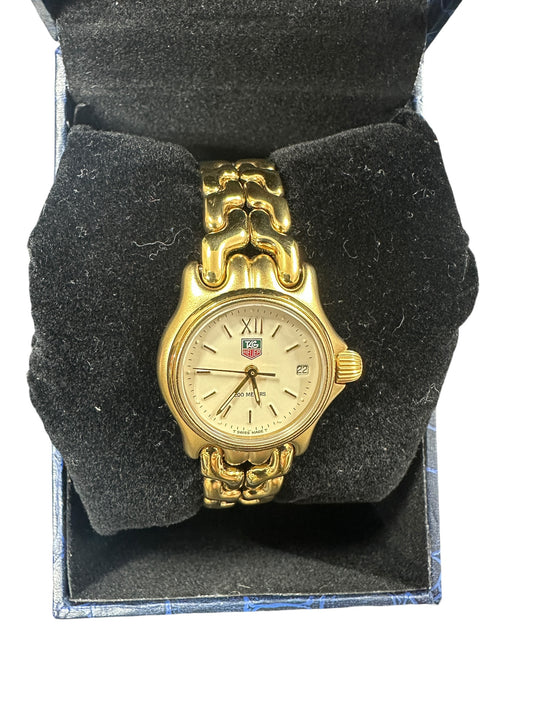 TAG HEUER S/el Quartz Gold Plated Ladies Watch 24mm - ER75
