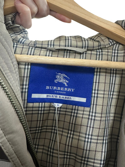 Burberry Fur-Trimmed Hooded Coat (BU1203)